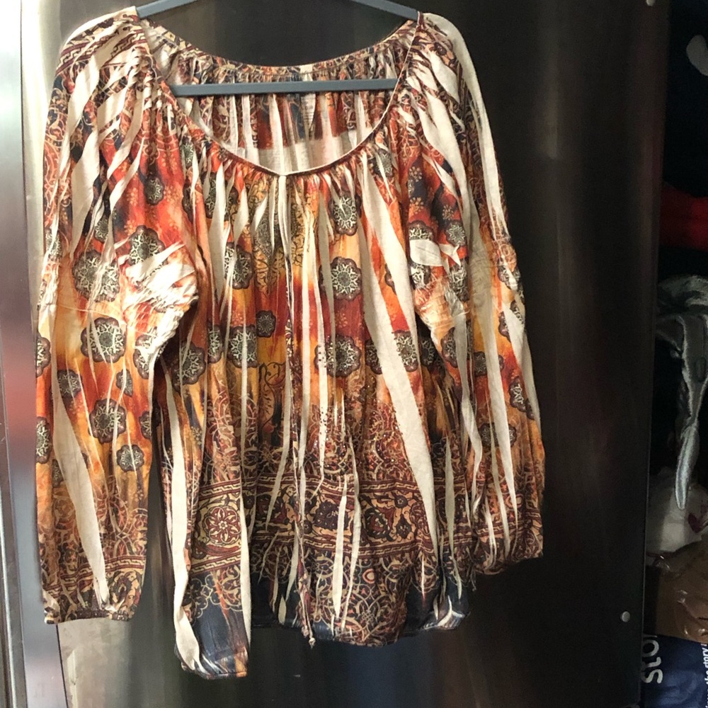 Lane Bryant Vintage Sublimation Peasant Top-  497. $20 or $15 w/offer